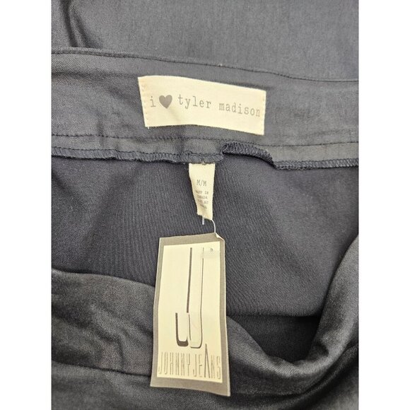 New I Love Tyler Madison Waxed Pencil Skirt Womens M Black Midi - Picture 4 of 6